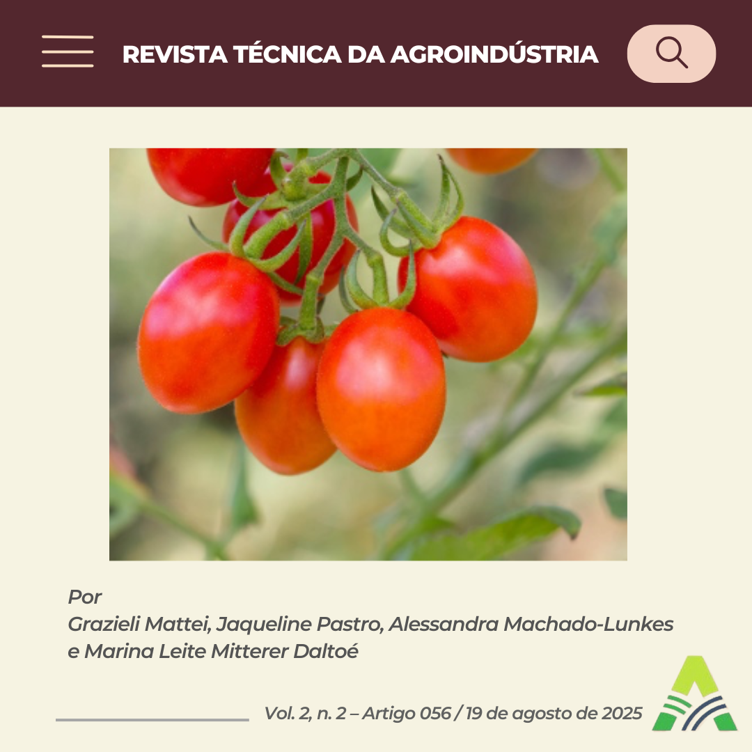 TÉCNICA ASSOCIAÇÃO DE PALAVRAS COMO FERRAMENTA PARA AVALIAÇÃO DE TOMATES COM REVESTIMENTO COMESTÍVEL
